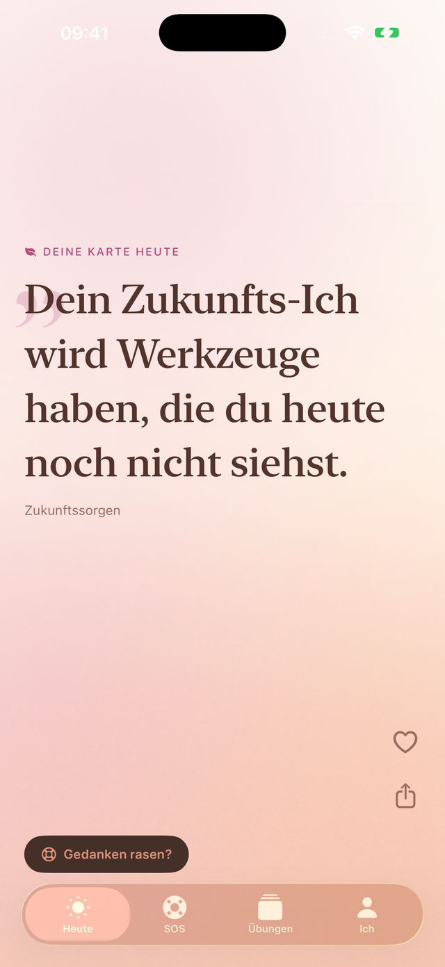 Malva App — Tageskarte im Malve-Theme